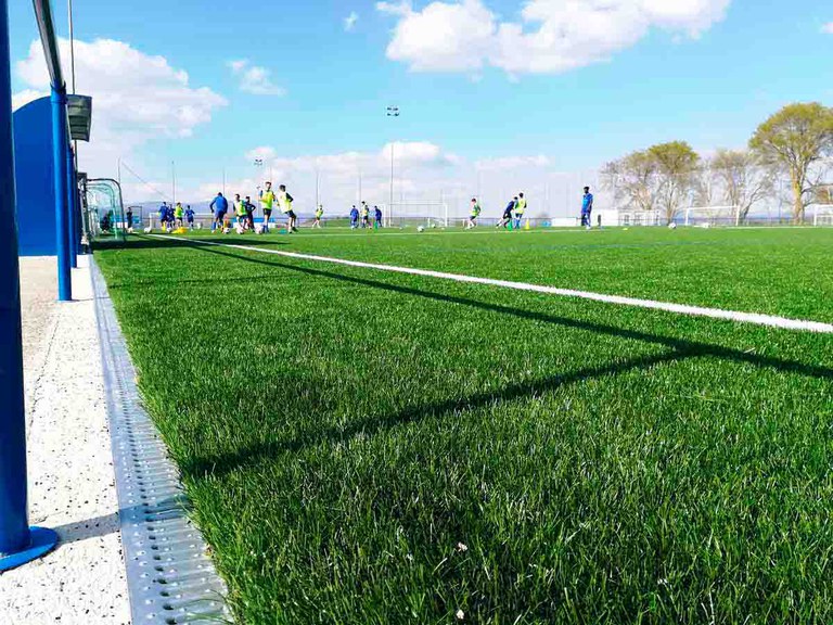 ULMA channels at the Ibaia sports facilities, the training grounds of Deportivo Alavés