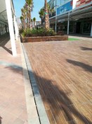 Photo #2 of project ULMA single-slot grating channels in the renovation of the Luz Shopping Retail Park (Jerez)