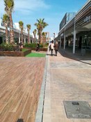 Photo #3 of project ULMA single-slot grating channels in the renovation of the Luz Shopping Retail Park (Jerez)