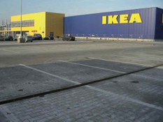 Foto 2 del proyecto IKEA de  Cracovia- Polonia con drenaje ULMA